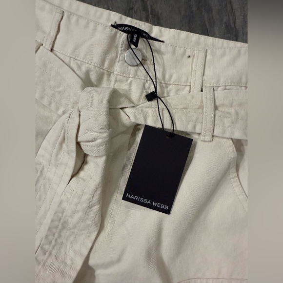 NWT Marissa Webb Bo Paper Bag Canvas Patched
Boyfriend Pant in Oat‎ Sz 8 $345 - Picture 8 of 10